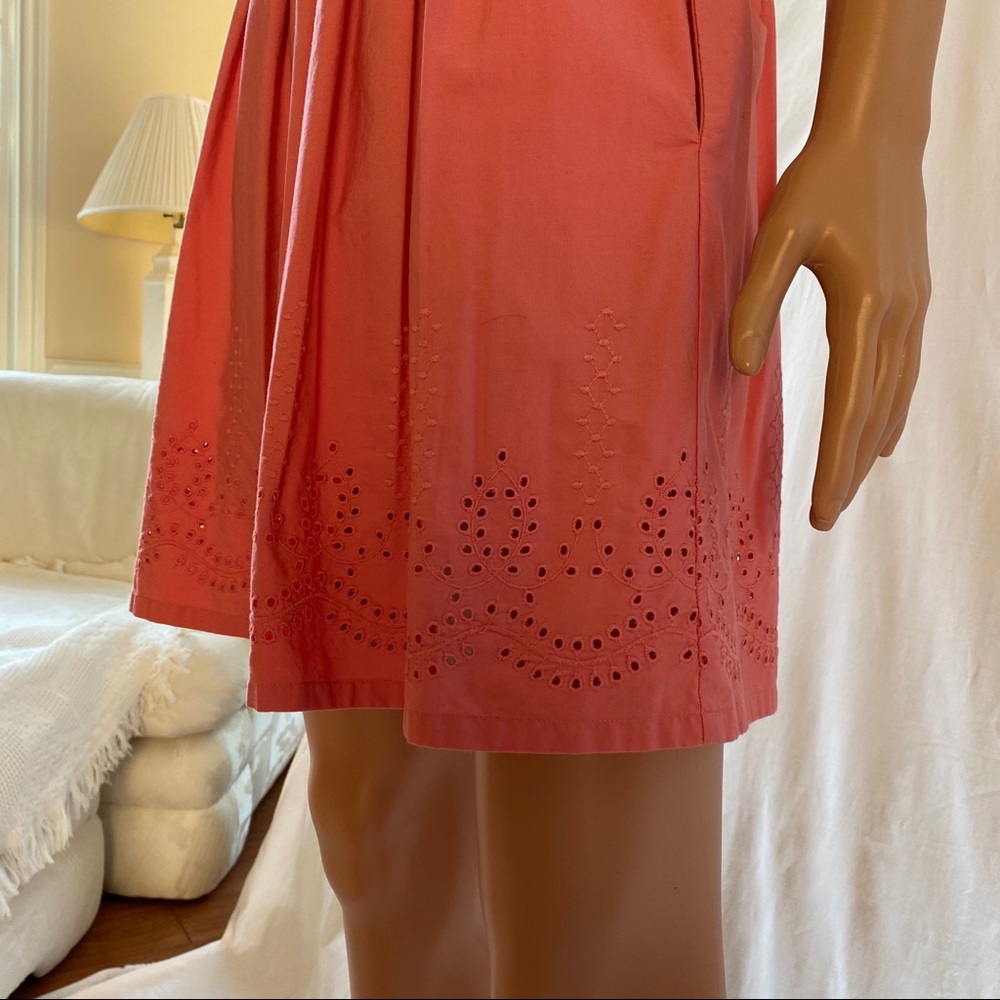 Women’s Sleeveless Pink Dress, 100% Cotton, Size 0 - Picture 5 of 5